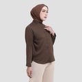 Annisa Drop Shoulder Buttoned Down Twill Kemeja Wanita