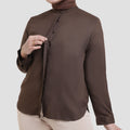 Annisa Drop Shoulder Buttoned Down Twill Kemeja Wanita