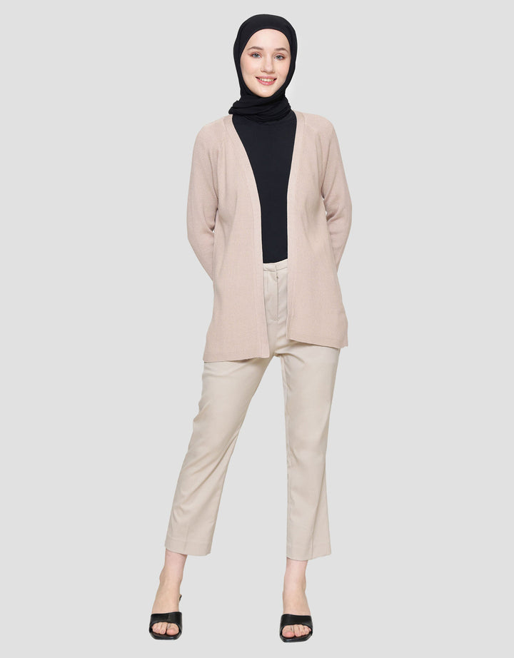 Annisa Soft Touch Ribbed Outer Cardigan Wanita