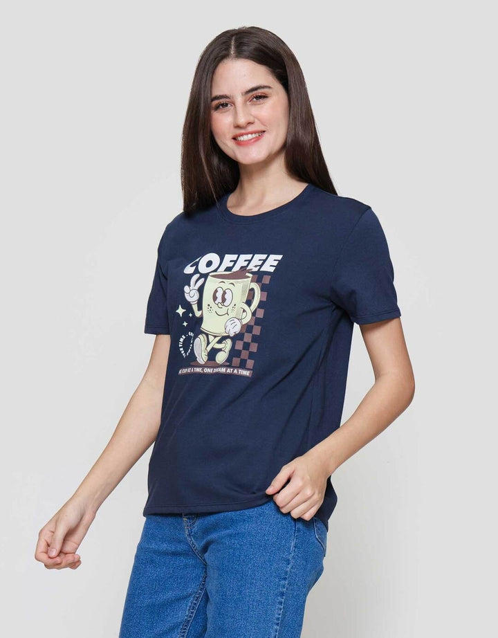 Nevada Coffee Time Kaos Wanita