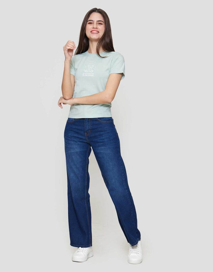 Nevada Solid Bt2 Bear Slow Down Kaos Wanita