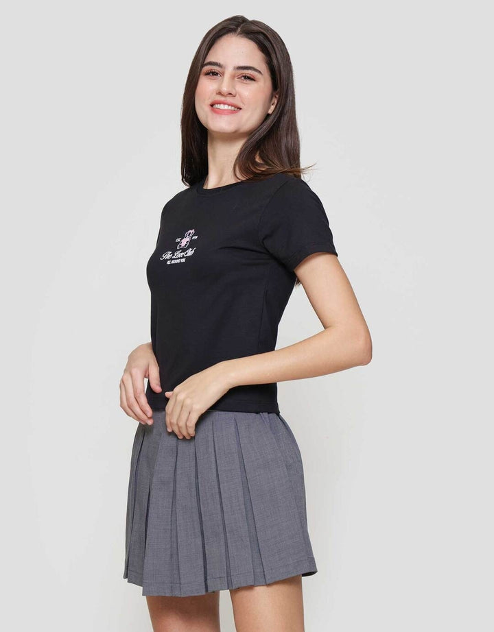 Nevada Solid Bt2 Bear Love Club Kaos Wanita