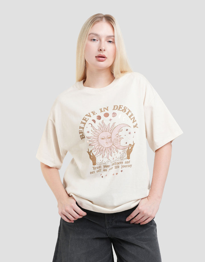 Nevada Believe In Destiny Kaos Oversize Wanita