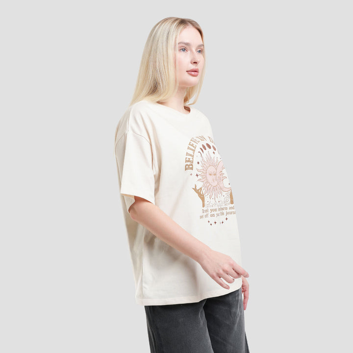 Nevada Believe In Destiny Kaos Oversize Wanita