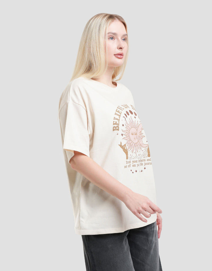Nevada Believe In Destiny Kaos Oversize Wanita