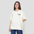 Nevada Solid Comb Wander Kaos Oversize Wanita