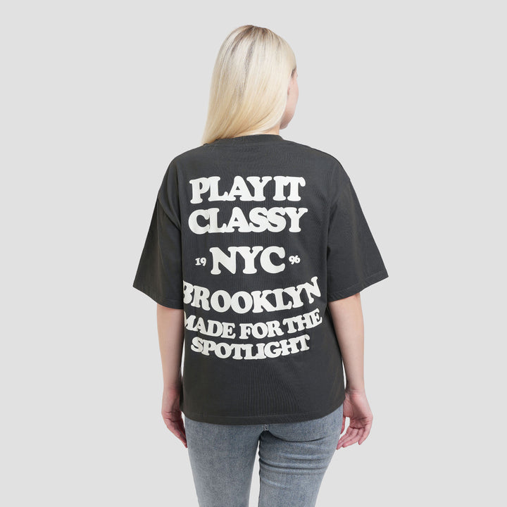 Nevada Nyc Play It Classy Kaos Oversize Wanita