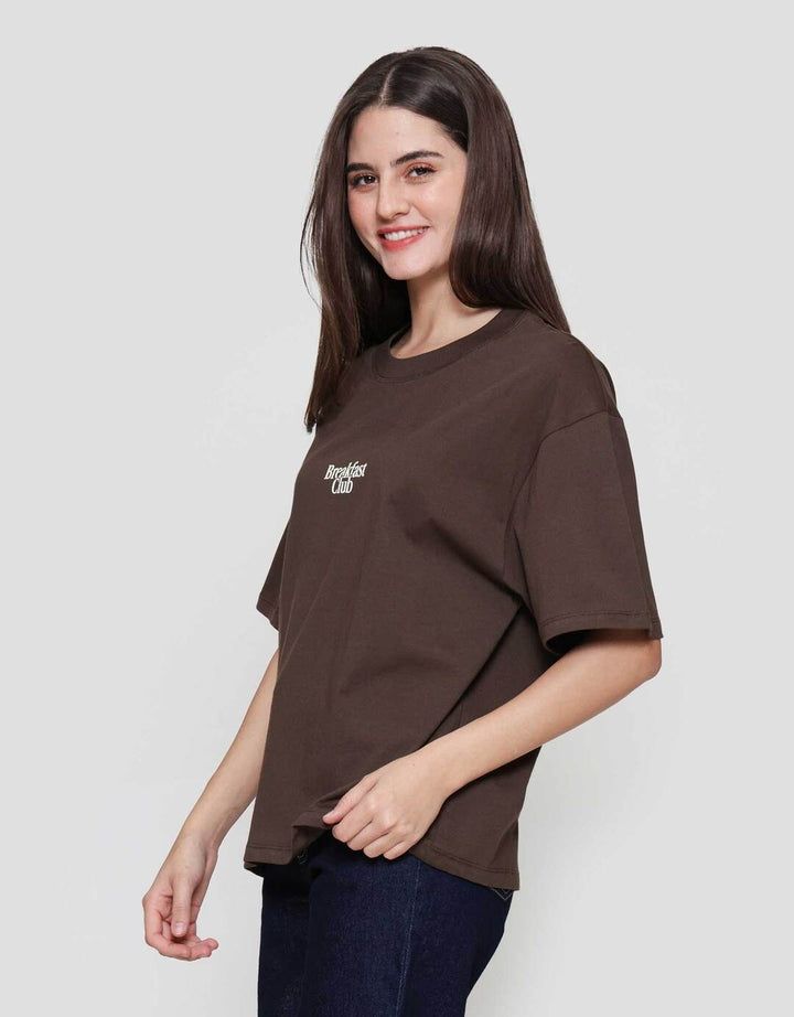 Nevada Solid Ovnew Comb Breakfast Club Kaos Wanita