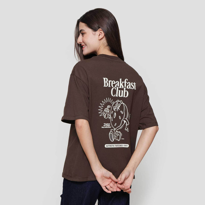 Nevada Solid Ovnew Comb Breakfast Club Kaos Wanita