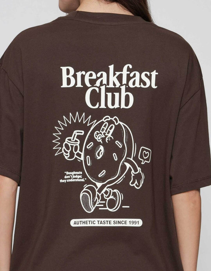 Nevada Solid Ovnew Comb Breakfast Club Kaos Wanita