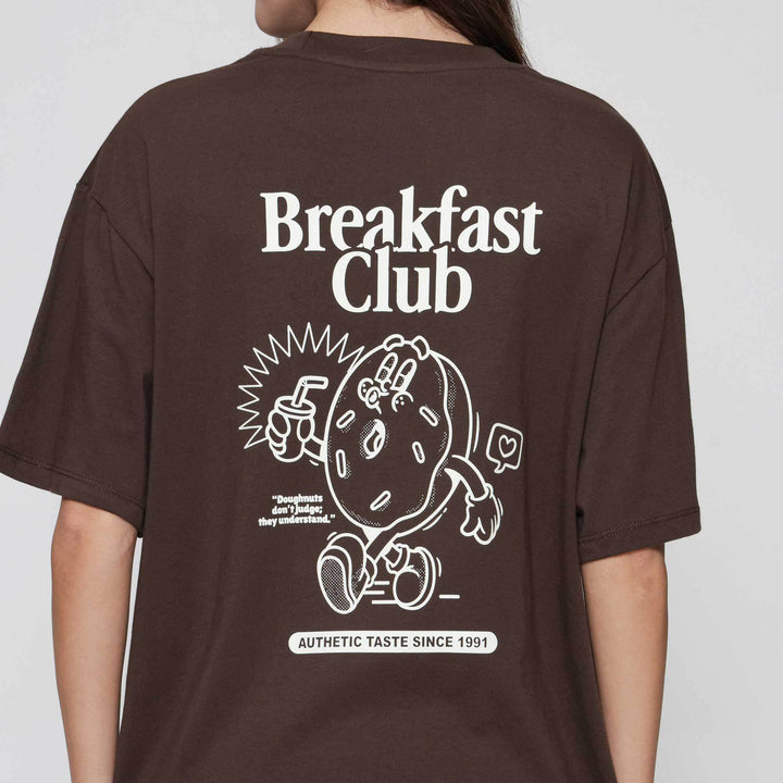 Nevada Solid Ovnew Comb Breakfast Club Kaos Wanita