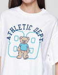 Nevada Solid Comb Bear Athletic Dept Kaos Oversize Wanita