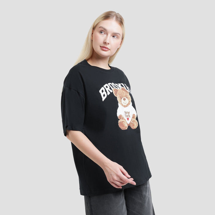 Nevada Bear Kaos Oversize Wanita