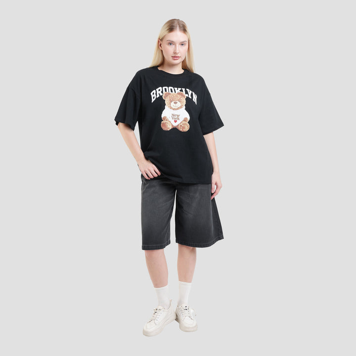 Nevada Bear Kaos Oversize Wanita