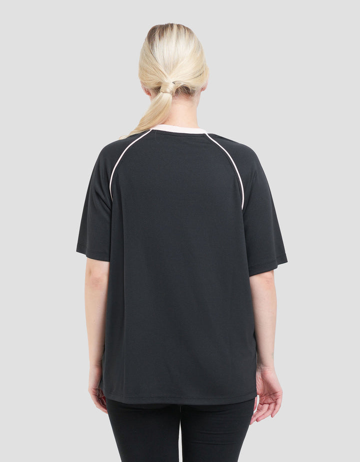 Nevada Polymesh Los Angeles California Kaos Oversize Wanita