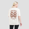 Nevada Polymesh Los Chicago Kaos Oversize Wanita