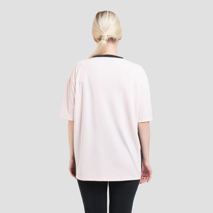 Nevada Polymesh Youth Club De Los Angeles Kaos Oversize Wanita