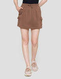 Nevada Fleece Cargo Rok Pendek Wanita