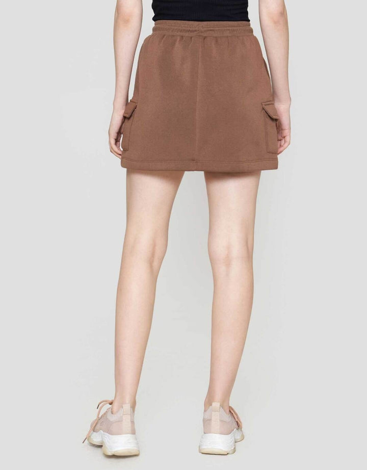 Nevada Fleece Cargo Rok Pendek Wanita