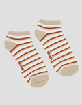 Nevada Ankle Socks Stripe Kaus Kaki Wanita