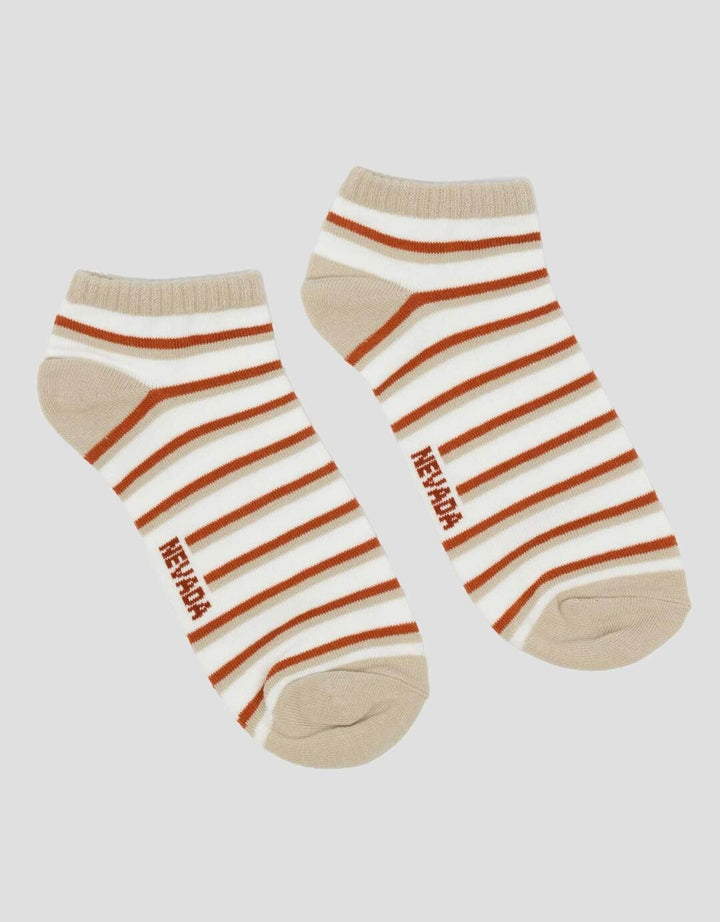 Nevada Ankle Socks Stripe Kaus Kaki Wanita