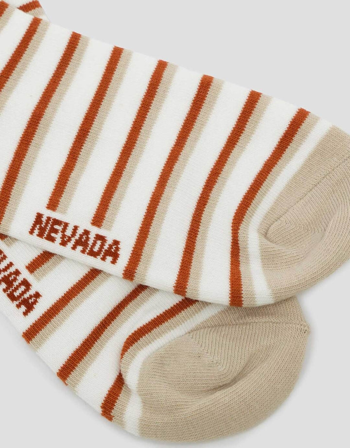 Nevada Ankle Socks Stripe Kaus Kaki Wanita