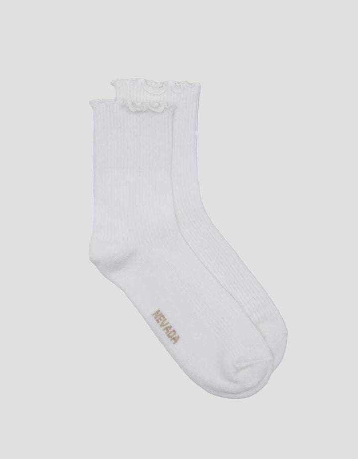 Nevada Quarter Ruffle Kaus Kaki Wanita