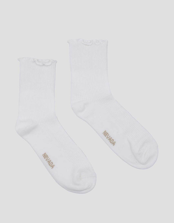 Nevada Quarter Ruffle Kaus Kaki Wanita