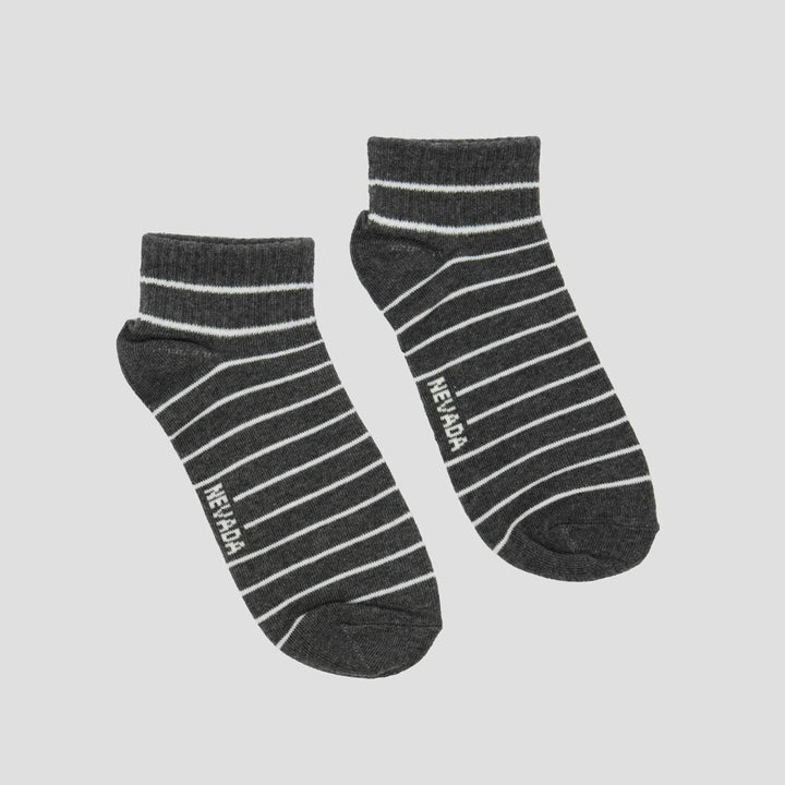 Nevada Ankle Full Stripe Kaus Kaki Wanita