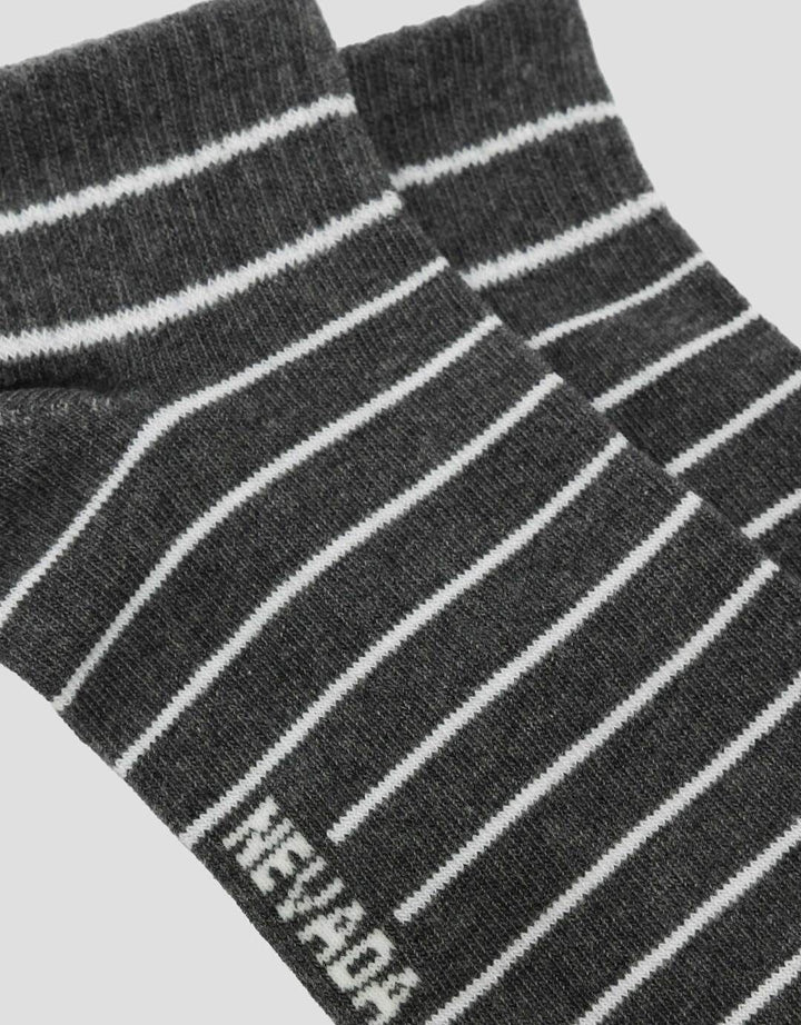 Nevada Ankle Full Stripe Kaos Kaki Wanita