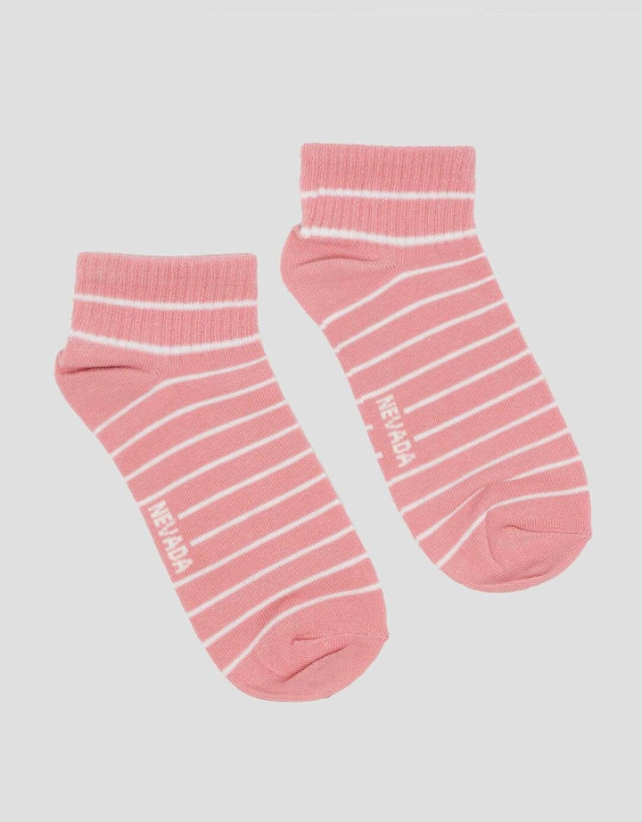 Nevada Ankle Full Stripe Kaos Kaki Wanita