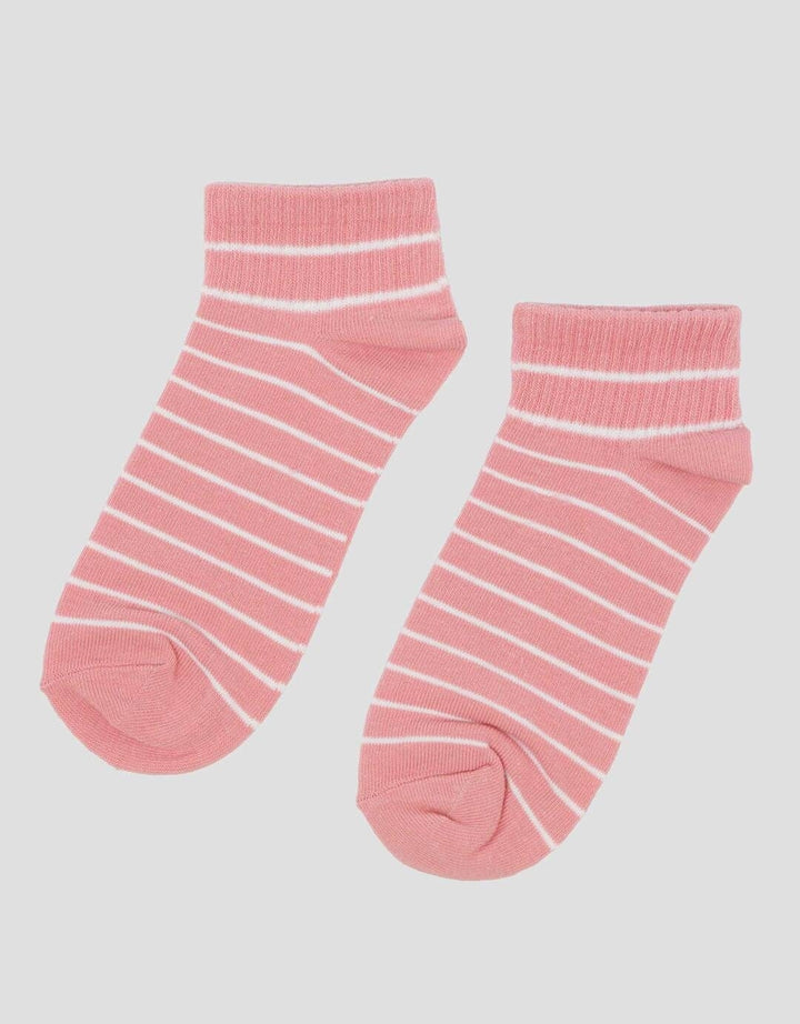 Nevada Ankle Full Stripe Kaos Kaki Wanita