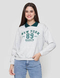 Nevada Reg French Collar New York Sweater Wanita