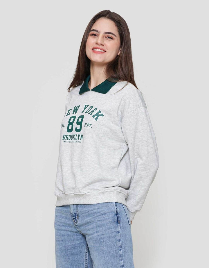 Nevada Reg French Collar New York Sweater Wanita