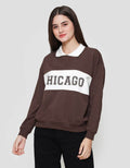 Nevada Reg French Collar Chicago Sweater Wanita