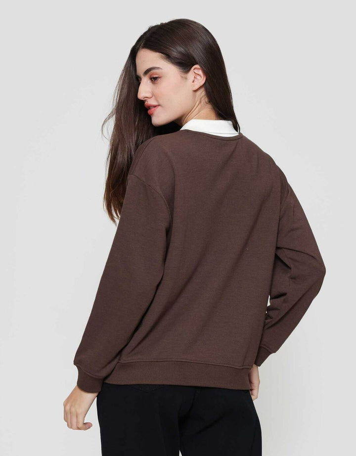 Nevada Reg French Collar Chicago Sweater Wanita