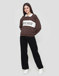 Nevada Reg French Collar Chicago Sweater Wanita