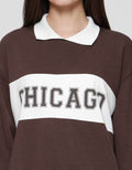 Nevada Reg French Collar Chicago Sweater Wanita