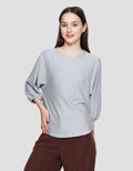 St. Yves Stripy Texture Knit Women's 7/8 T-Shirt