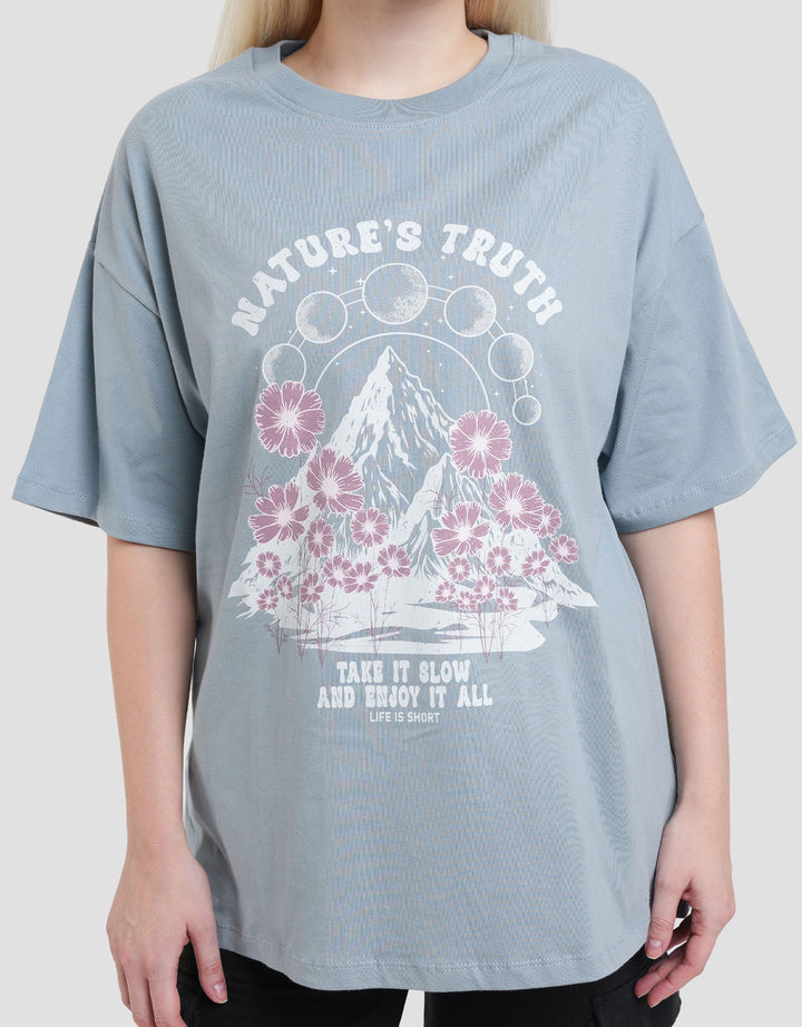 Nevada Natures Truth Kaos Oversize Wanita