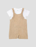 Little M Korduroy Selutut Jumpsuit Overall Bayi
