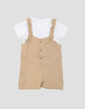 Little M Korduroy Selutut Jumpsuit Overall Bayi