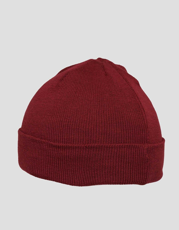 Nevada Beanie Basic With Woven Label Topi Hat Pria