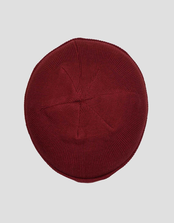 Nevada Beanie Basic With Woven Label Topi Hat Pria