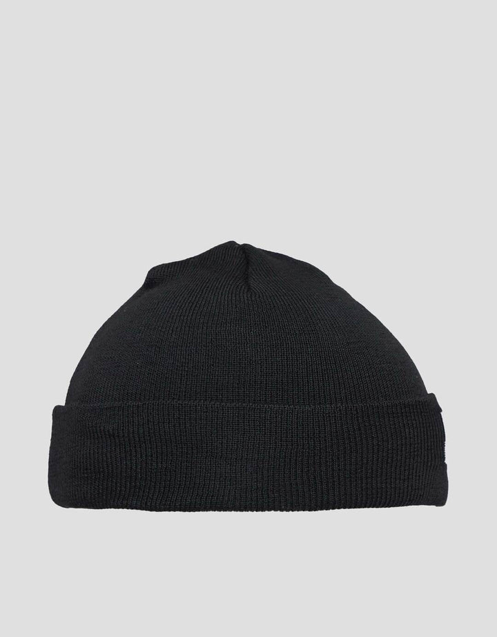 Nevada Beanie Basic With Woven Label Topi Hat Pria