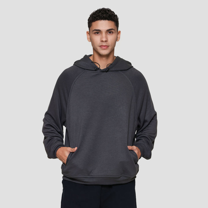 Nevada Texture With Stopper Sweater Hoodie Pria