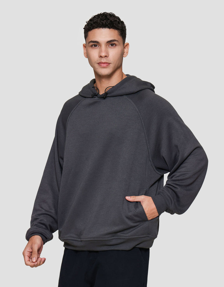 Nevada Texture With Stopper Sweater Hoodie Pria