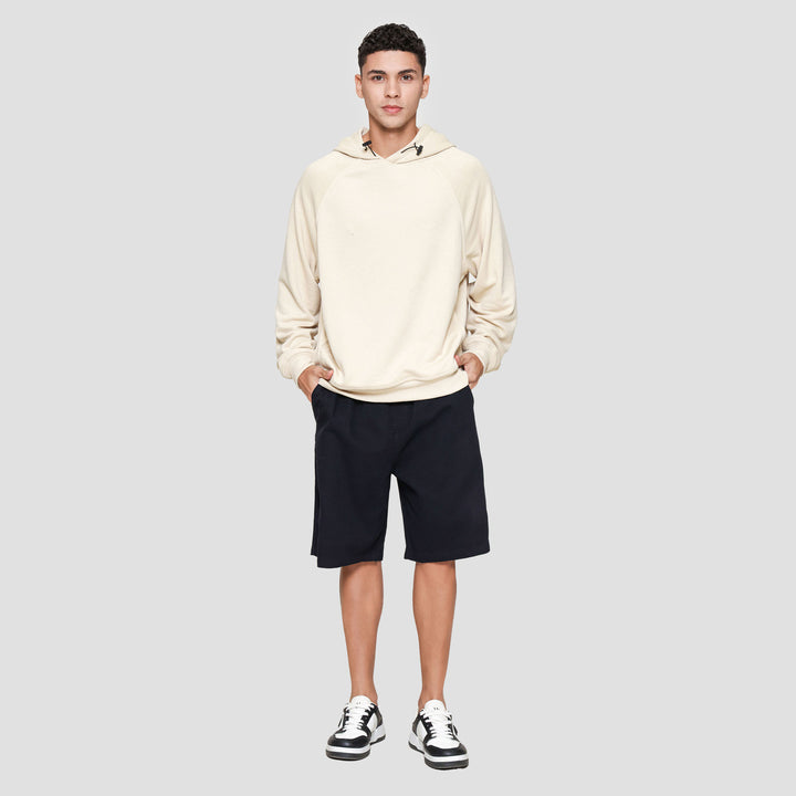 Nevada Texture With Stopper Sweater Hoodie Pria