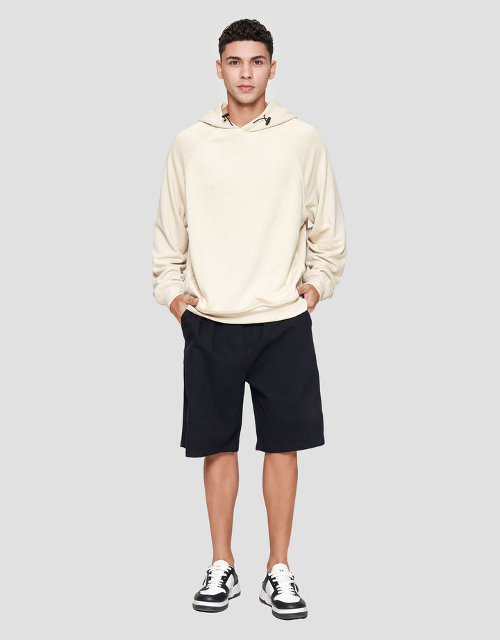 Nevada Texture With Stopper Sweater Hoodie Pria