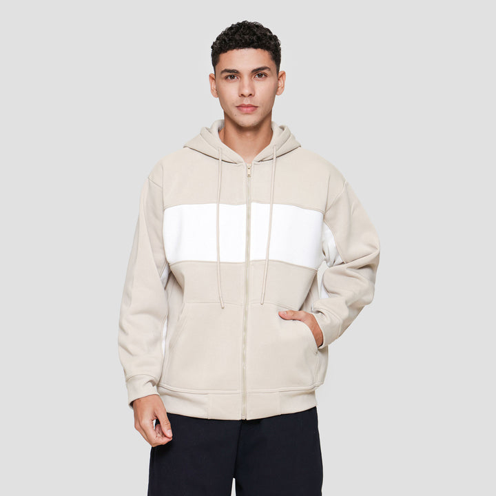 Nevada Knit Cut And Sewn Jaket Hoodie Pria